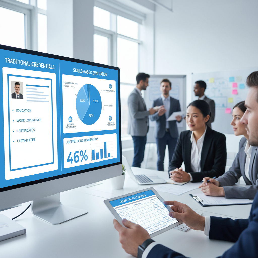 Recrutement par compétences : pourquoi seulement 46% des employeurs l'adoptent en 2026